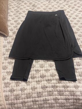 Women’s Black Active Skirt with Attached Leggings